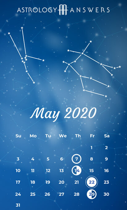 Astrology Calendar - May 2020 | AstrologyAnswers.com