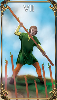 7 of Wands 7 of Wands